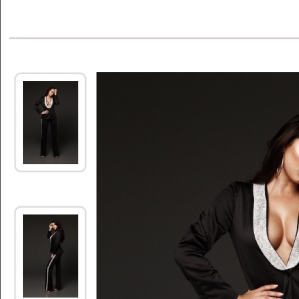 Black Touch of Bling Blazer Set